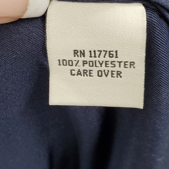 Speed Control NY navy blue and white long flowing dress 1X - Picture 12 of 16